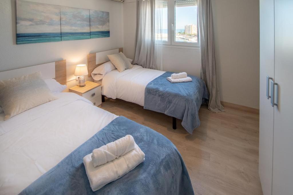 Apartamento Fenicia Con Aparcamiento Incluido Vistas Al Mar Cadiz Bagian luar foto